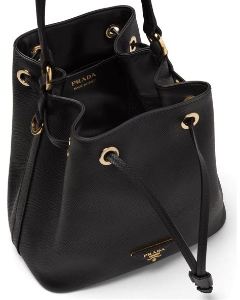 prada small saffiano leather bucket bag|authentic prada saffiano.